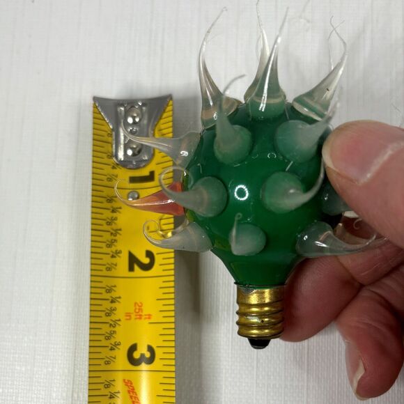 CRAZY GLOW Silicone Dip Bulbs Christmas Holiday Light Retro Replacement 15V Vtg - Picture 4 of 4